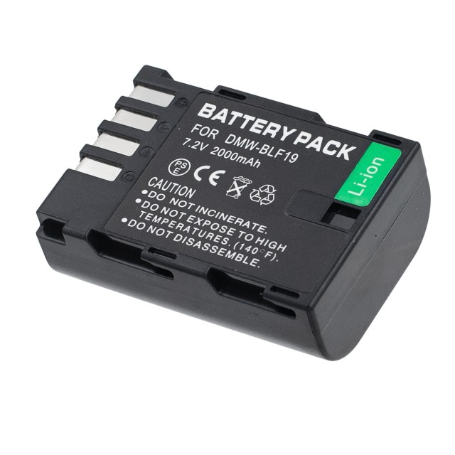 Аккумулятор DMW-BLF19 для Panasonic Lumix G9 | DC-GH5 | Sigma SD Quattro | DC-GH5S | DMC-GH4 - 2000mah