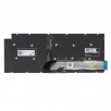 Клавиатура для Dell Vostro 3405 серебристая с подсветкой