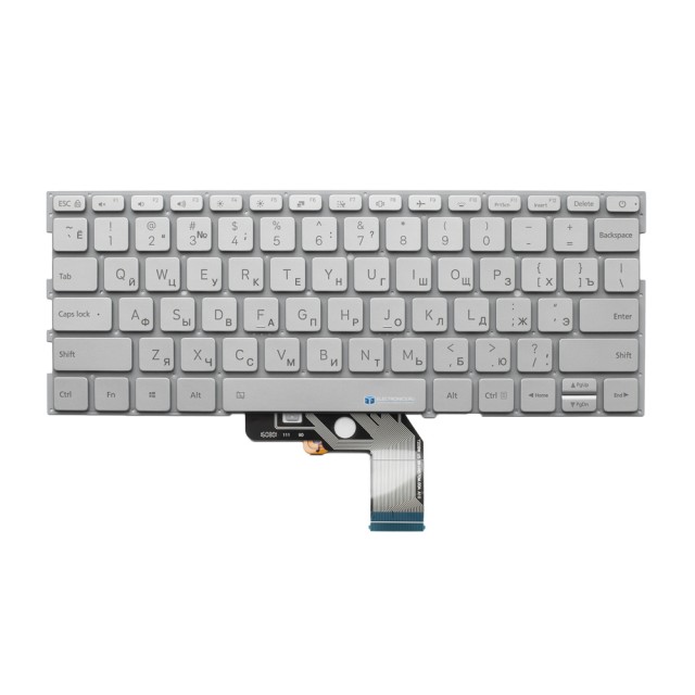 Клавиатура для Xiaomi Mi Notebook Air 13.3" серебристая
