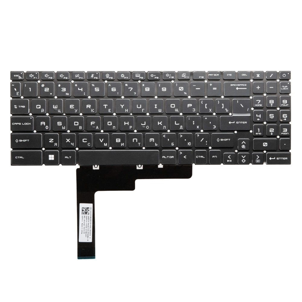 Клавиатура для MSI Alpha 17 B5EEK с RGB подсветкой