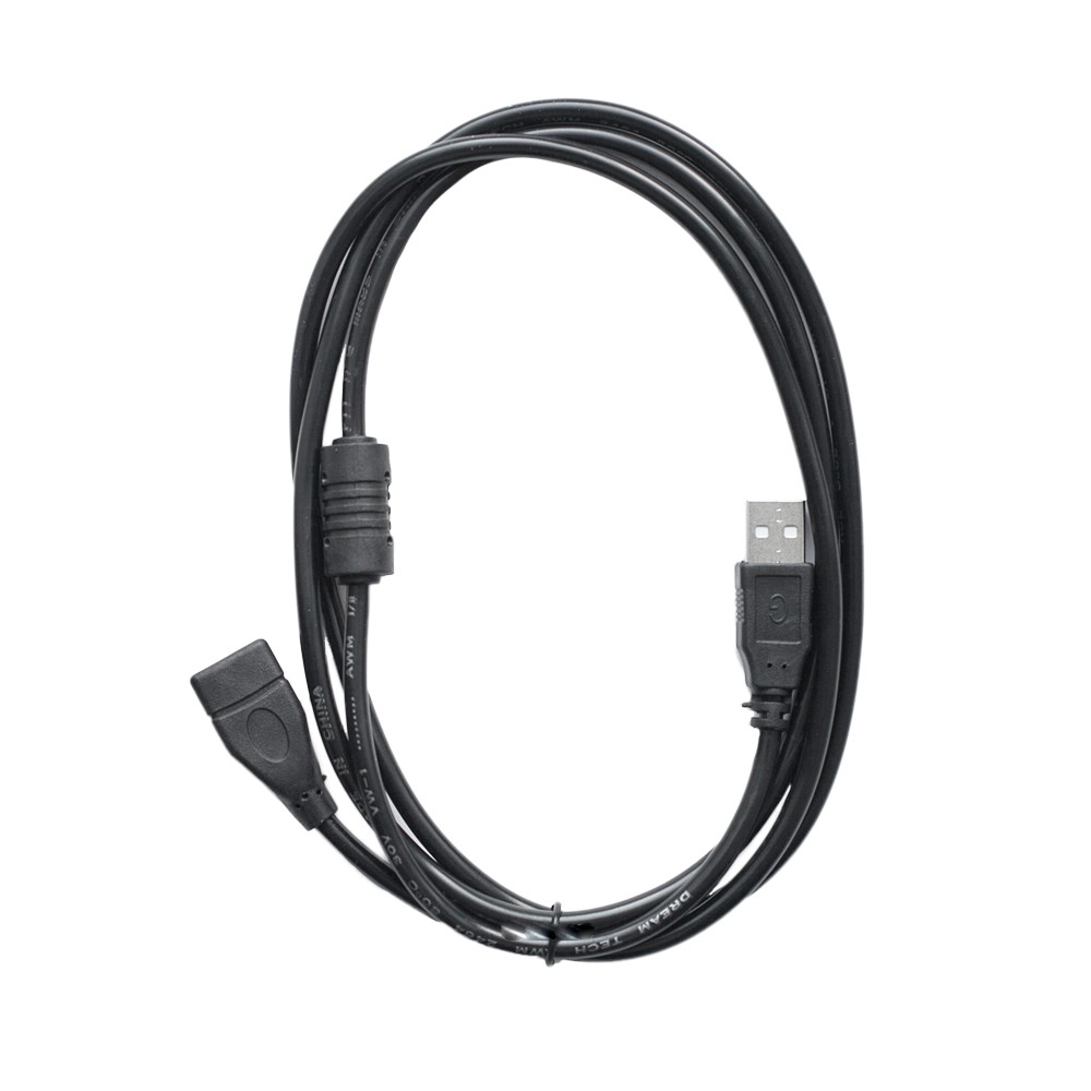 Кабель-удлинитель USB A(m) - USB A(f) 1.5m Dream черный