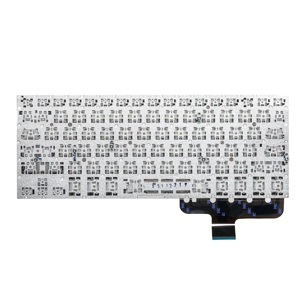 Клавиатура для Asus Zenbook UX301LA  серебристая с подсветкой