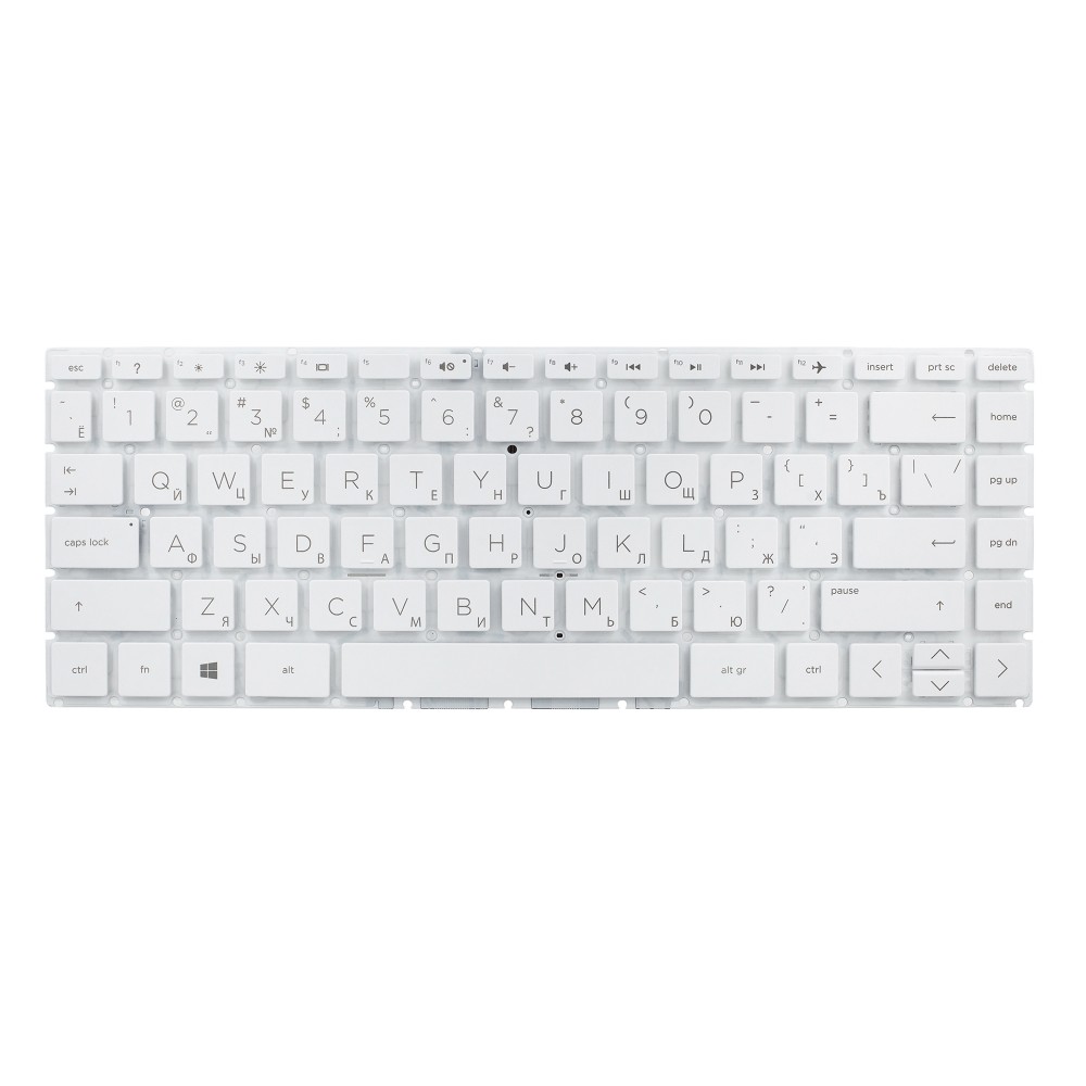 Клавиатура для HP 14-dk0000 белая