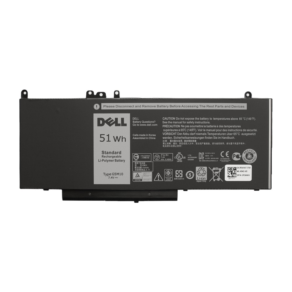 АКБ для ноутбука Dell Latitude E5450 - 51Wh