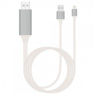 Адаптер Lightning-HDMI для iPhone и iPad (1080p 1.8m) - белый