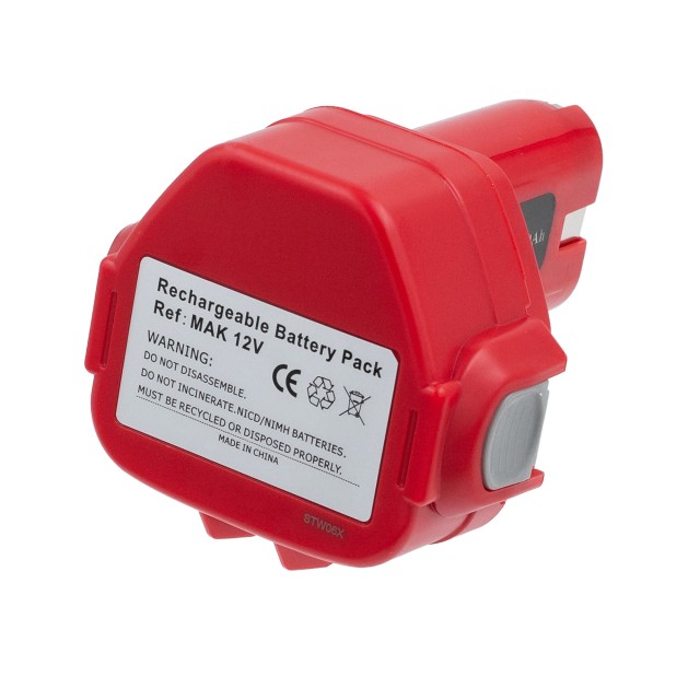 Аккумулятор для шуруповерта Makita PA12 / 1222 - 2000mAh для серий 1000 / 310 / 4000 / 4100 / 4300 / 5000 / 6200 / 6300 / 6800 / 6900 / 8200 / 8400 / Automative / DA / ML / UB / UC / VR