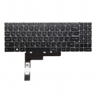 Клавиатура для MSI Modern 15 B12M черная с подсветкой