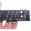 Адаптер для установки двух SSD M.2 (NVMe и Sata) в слот PCI-E 3.0 x4