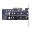 Адаптер для установки двух SSD M.2 (NVMe и Sata) в слот PCI-E 3.0 x4