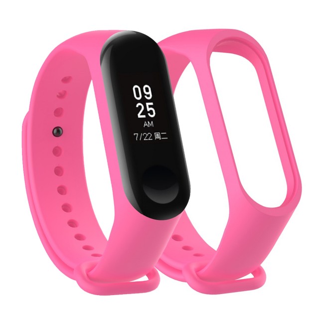 Браслет для Mi Band 3 / Mi Band 4 розовый