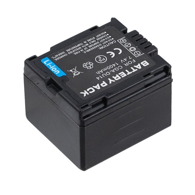 Аккумулятор CGA-DU14 для Panasonic SDR-H280 | NV-GS500 | NV-GS27 | VDR-D160 | NV-GS35 | NV-GS400 - 1400mah