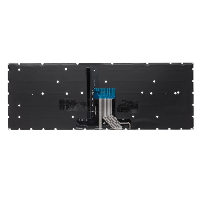 Клавиатура для HP Pavilion 14-dh0000 x360 серебристая с подсветкой