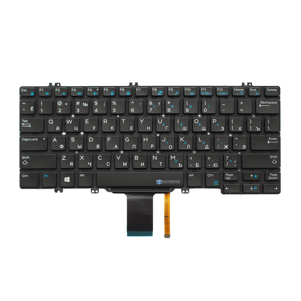 Клавиатура для ноутбука Dell Latitude 5280 с подсветкой