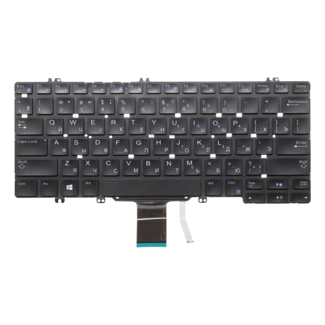 Клавиатура для ноутбука Dell Latitude 7390 с подсветкой