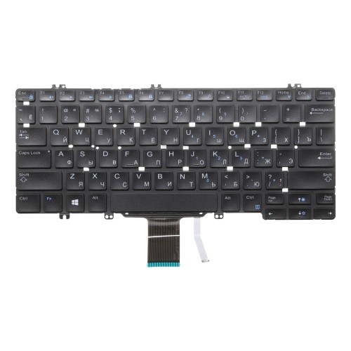 Клавиатура для ноутбука Dell Latitude 7390 с подсветкой