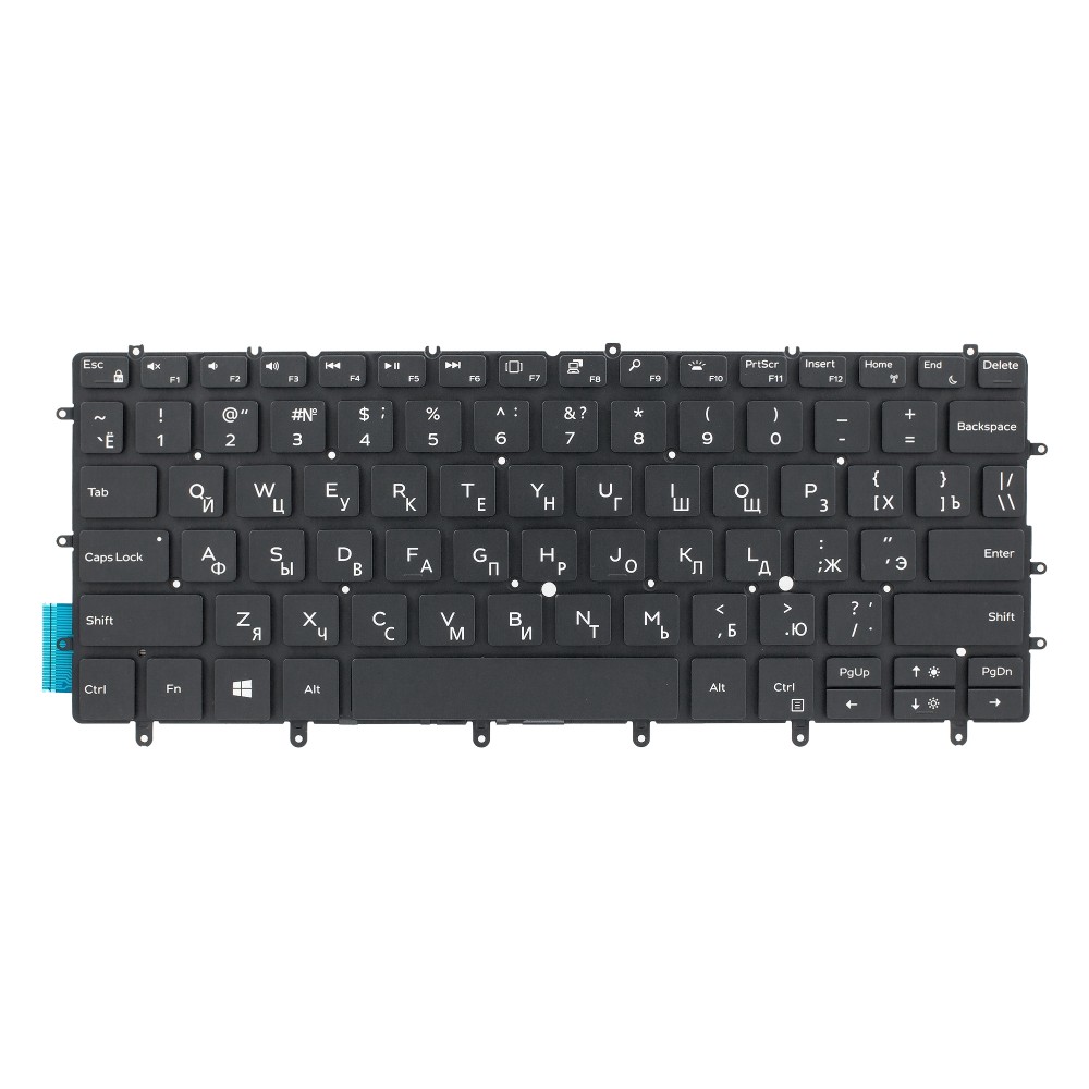 Клавиатура для Dell XPS 13 9370 с подсветкой