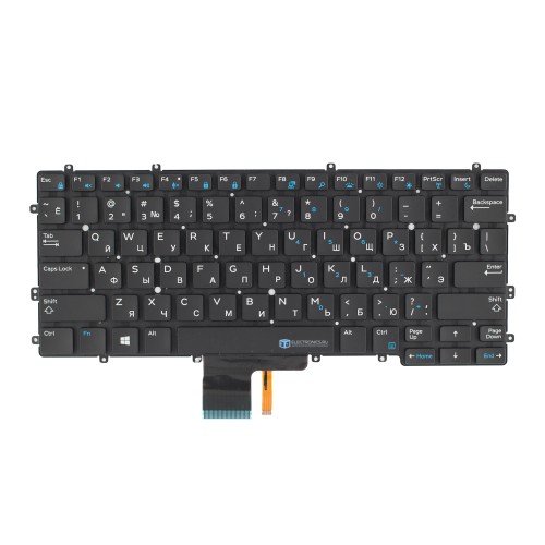 Клавиатура для Dell Latitude 7370 с подсветкой