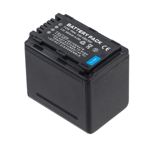 Аккумулятор VW-VBK360 для Panasonic HC-V700 | HC-V100 | HDC-SD40P | HC-V500 | SDR-H85K | HC-V10 - 3950mah