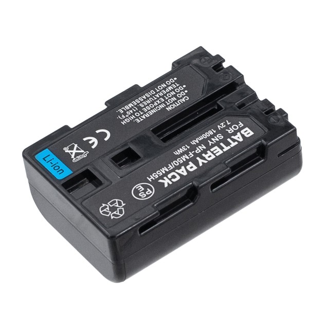 Аккумулятор NP-FM50 для Sony DCR-HC15E | CCD-TRV428E | DCR-HC14E | DCR-TRV147E | CCD-TR748E - 1800mah