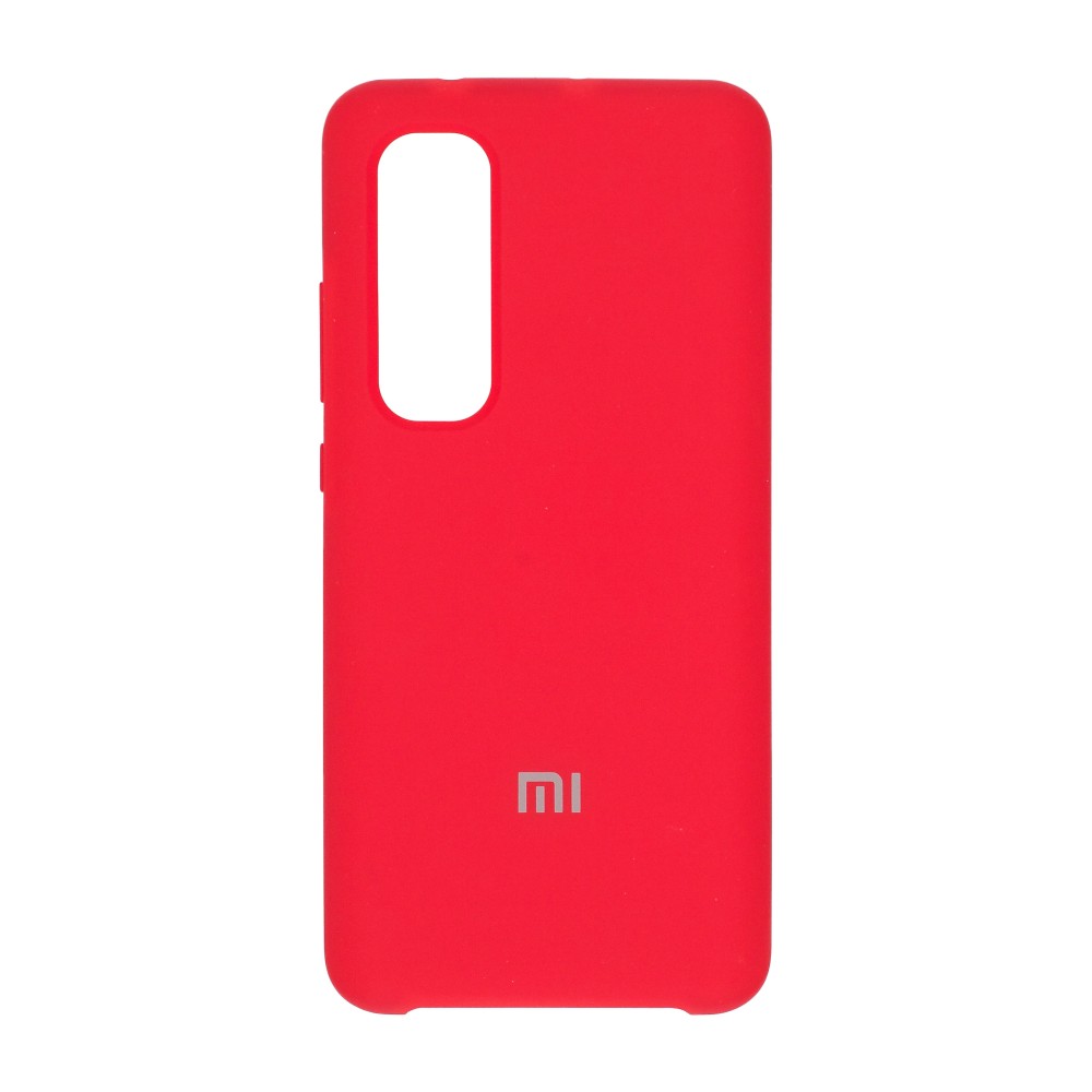 Чехол для Xiaomi Mi Note 10 Lite силиконовый (красный)