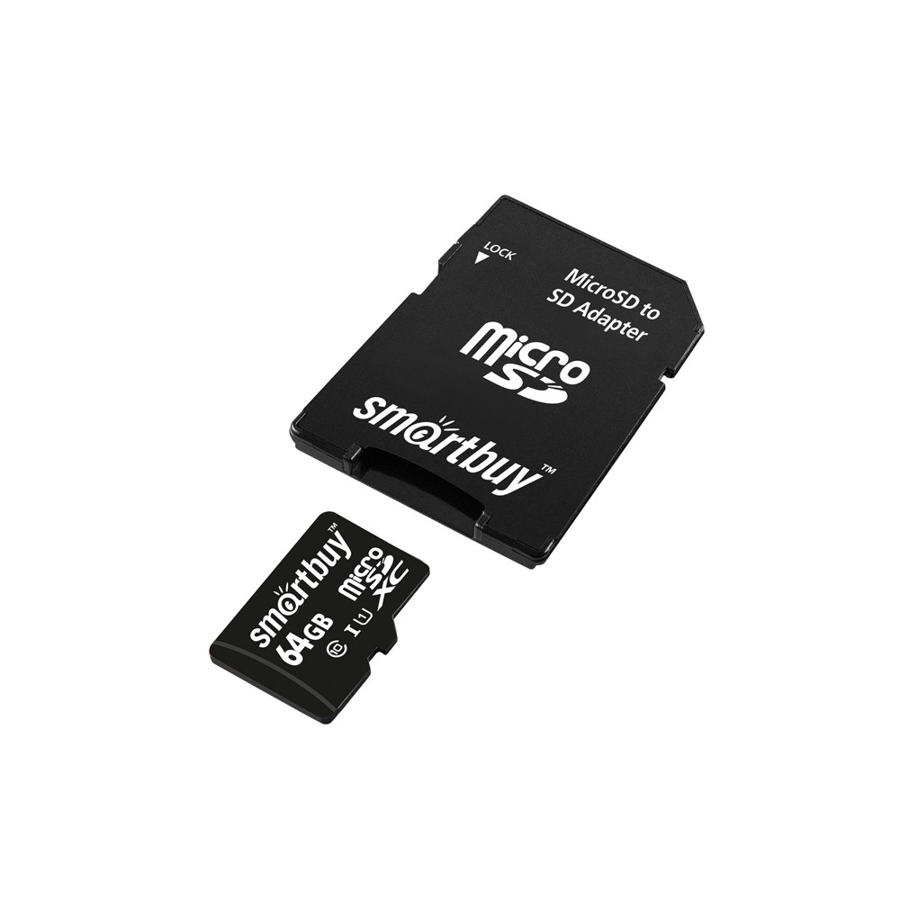 Карта памяти microSD - SmartBuy 64Gb (Сlass 10)