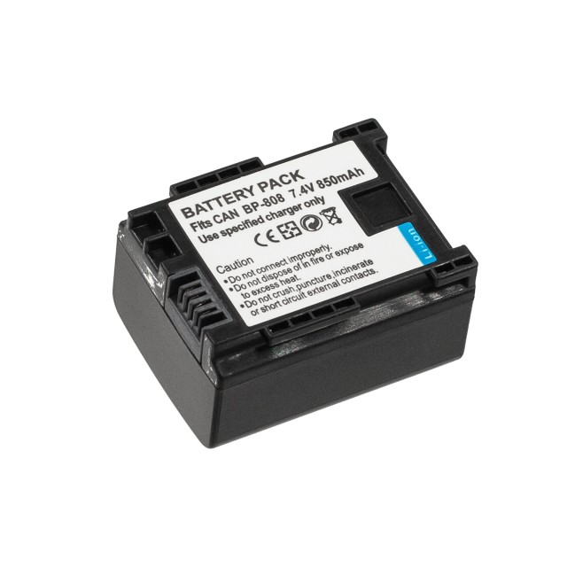 Аккумулятор BP-808 для видеокамеры Canon Legria - 850mAh