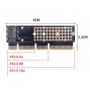 Адаптер для установки SSD M.2 (NVMe) в слот PCI-E 3.0 x16/x8/x4