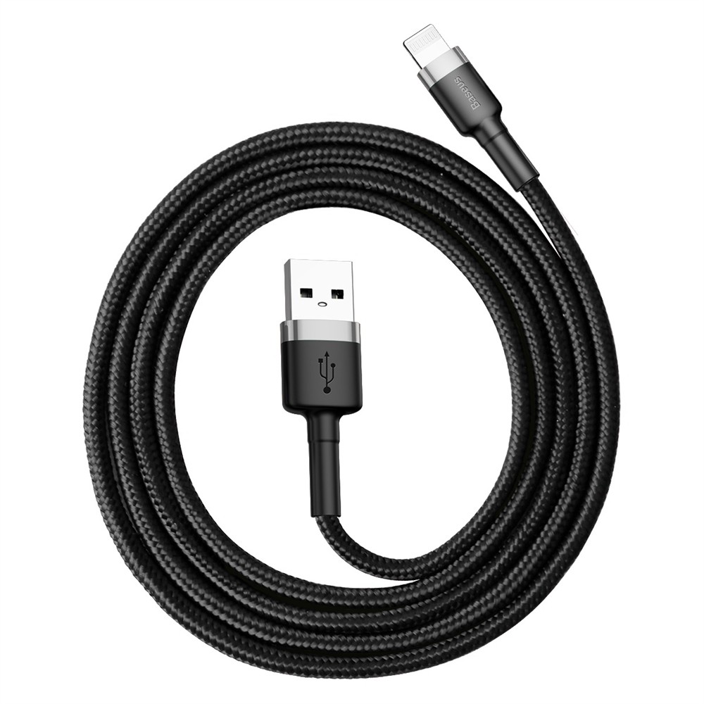 Кабель Baseus Cafule special edition USB - Lightning (CALKLF-BG1) 1 м - черный