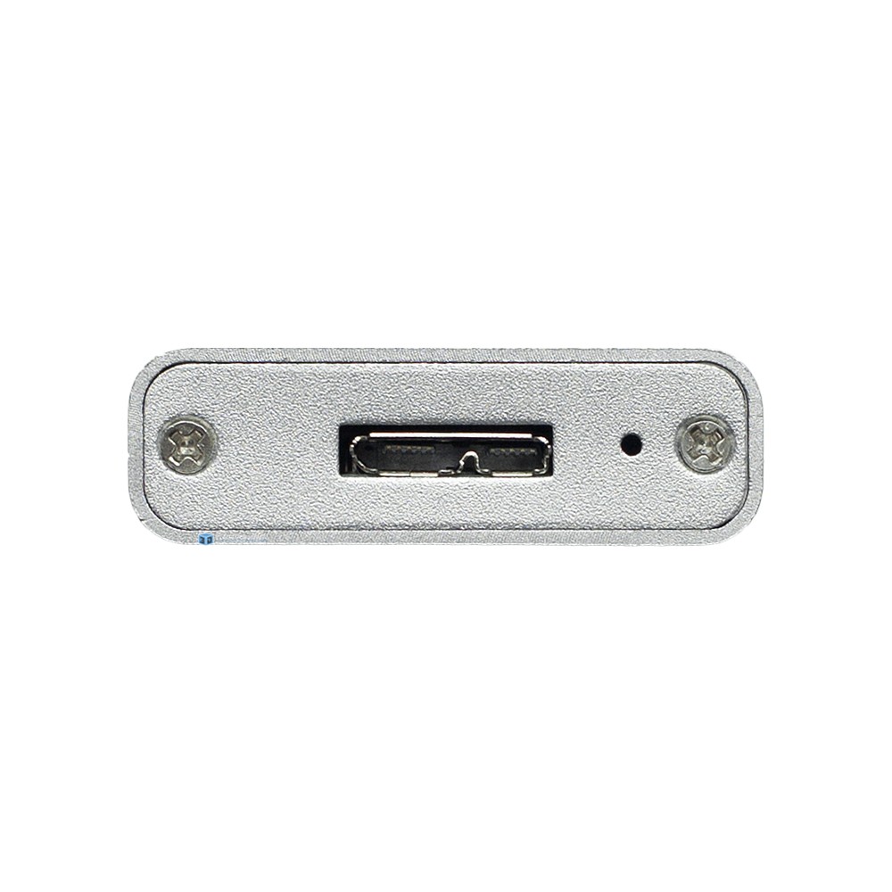 Бокс для жесткого диска m2 - USB 3.0 алюминиевый (серебро)
