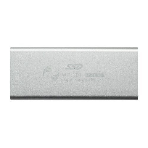 Бокс для жесткого диска m2 - USB 3.0 алюминиевый (серебро)