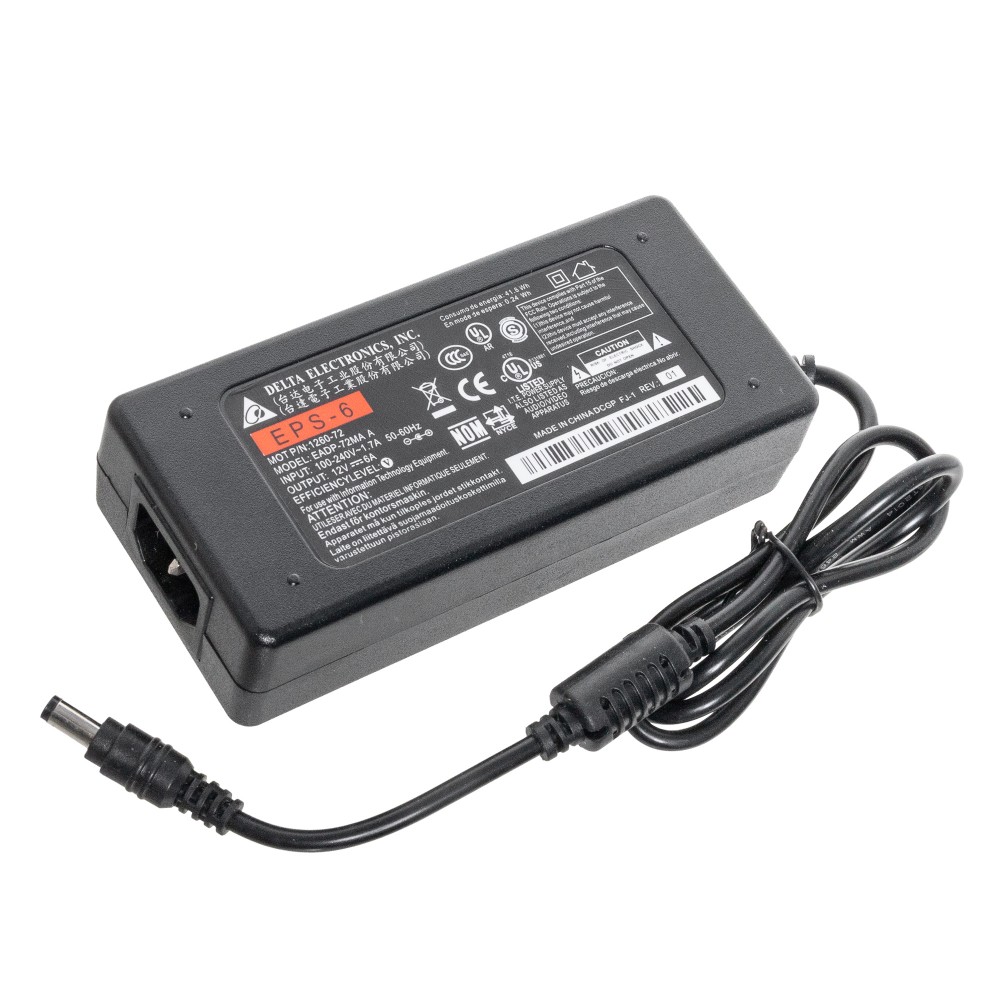 Блок питания Delta 12V 6A 5.5 x 2.5 (72W)