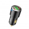 Автомобильная зарядка Hoco NZ6 PD 45W 2xType-C 1xUSB QC3.0 черный