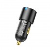 Автомобильная зарядка Hoco NZ6 PD 45W 2xType-C 1xUSB QC3.0 черный