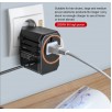 Адаптер-переходник для путешествий 4xUSB и Type-C JY-305A US EU UK