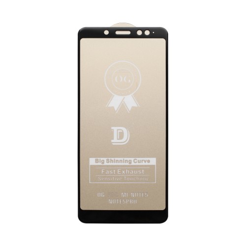 Защитное стекло Xiaomi Redmi Note 5 /Redmi  Note 5 Pro - черное