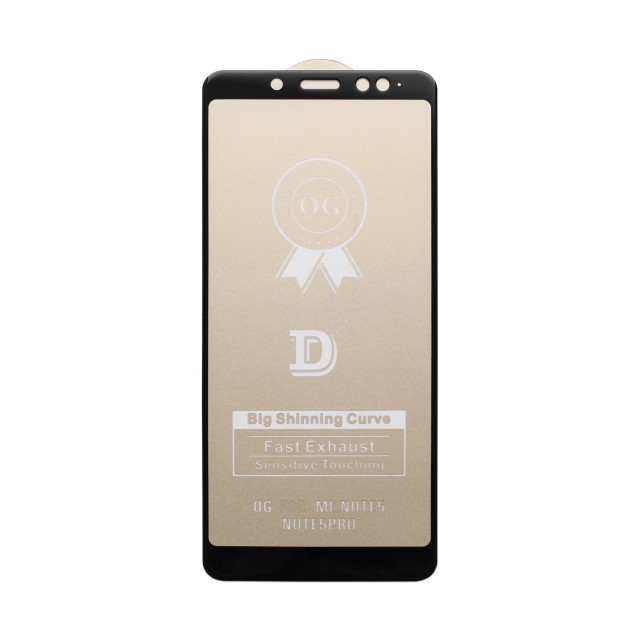 Защитное стекло Xiaomi Redmi Note 5 /Redmi  Note 5 Pro - черное