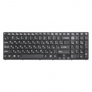 Клавиатура для Sony Vaio SVE17 черная с подсветкой (вертикальный Enter)