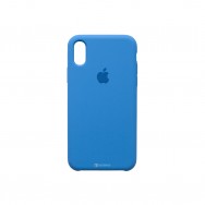 Чехол для iPhone X / iPhone XS силиконовый (синий)