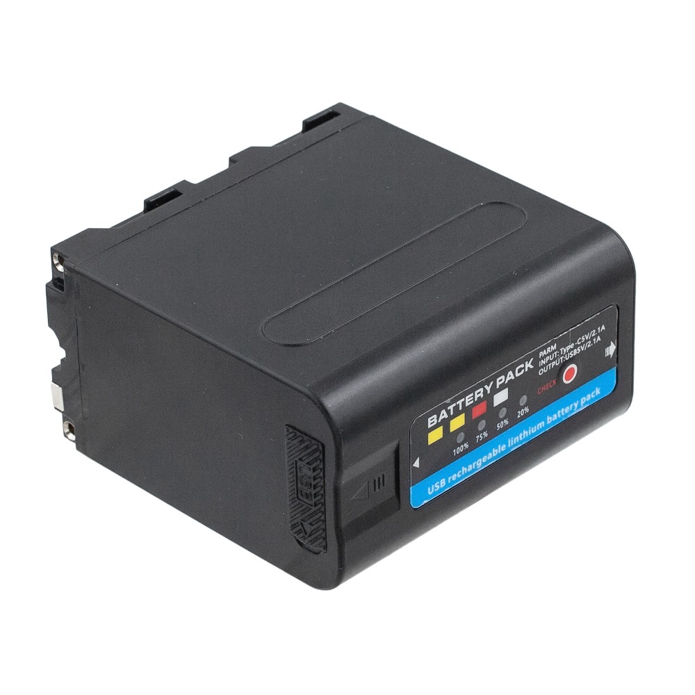 Аккумулятор NP-F980 для видеокамер Sony - 7800mAh (Type-c) Power Bank