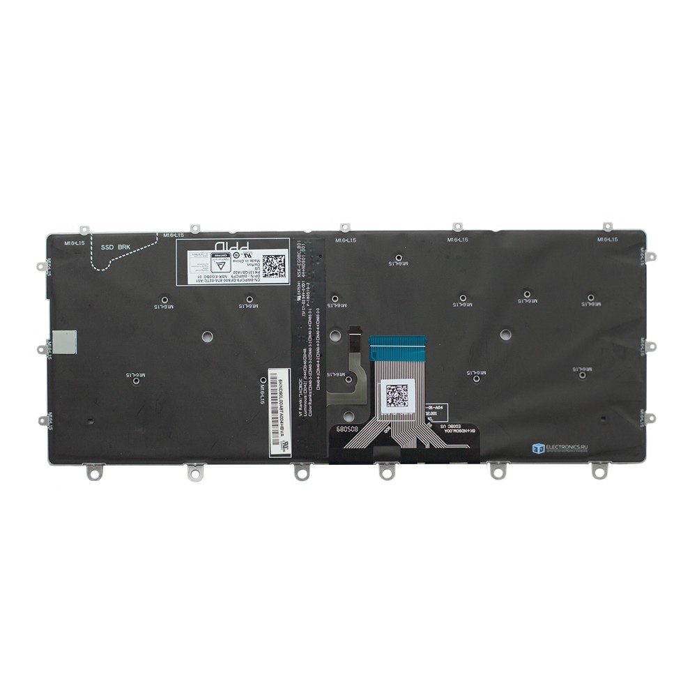 Клавиатура для Dell XPS 13 9365 с подсветкой