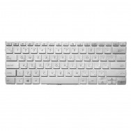 Клавиатура для Asus ZenBook UX431FA серебристая с подсветкой