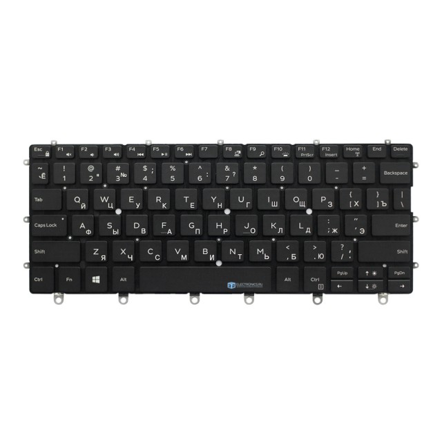 Клавиатура для Dell XPS 13 9365 с подсветкой