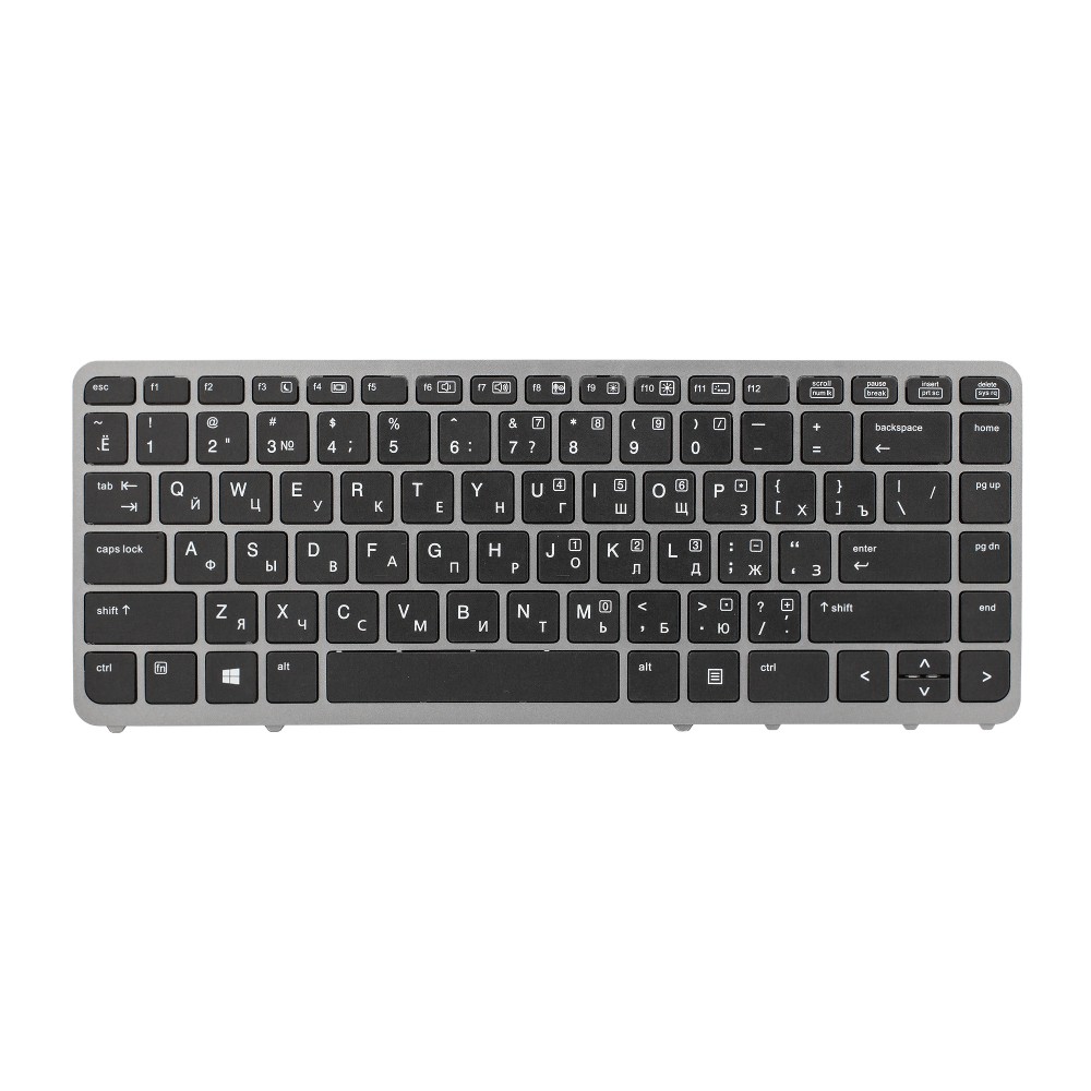 Клавиатура для HP EliteBook 850 G1 - серая рамка