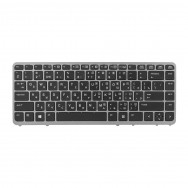 Клавиатура для HP EliteBook 750 G2 - серая рамка
