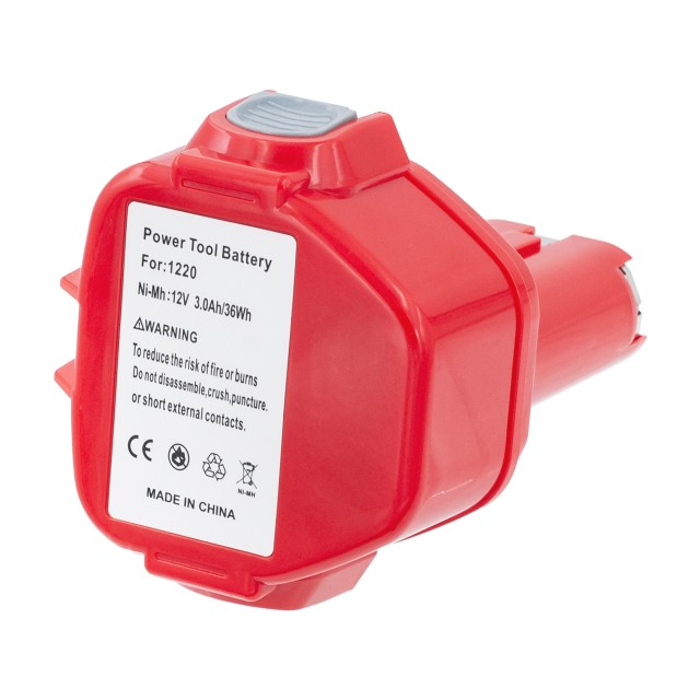 Аккумулятор для шуруповерта Makita PA12 / 1222 - 3000mAh для серий 1000 / 310 / 4000 / 4100 / 4300 / 5000 / 6200 / 6300 / 6800 / 6900 / 8200 / 8400 / Automative / DA / ML / UB / UC / VR