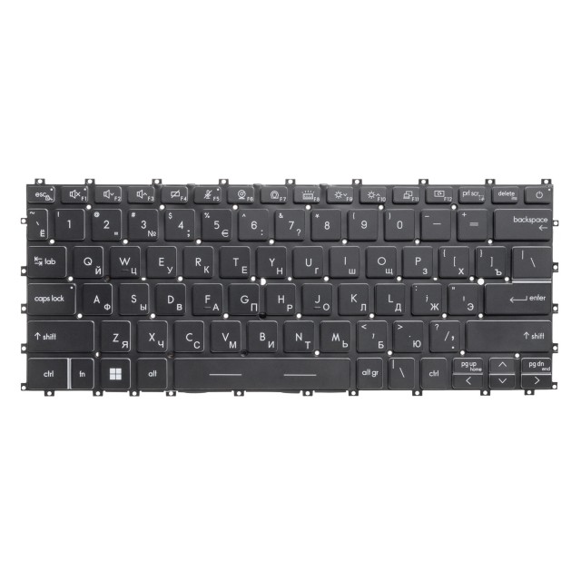 Клавиатура для ноутбука MSI Modern 14 C12M с подсветкой