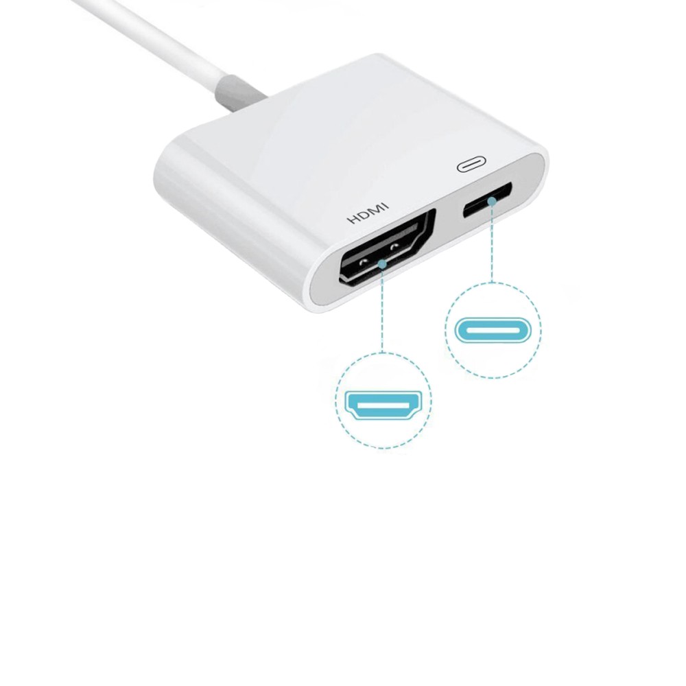 Адаптер Lightning-HDMI для iPhone и iPad (Lightning Digital AV)