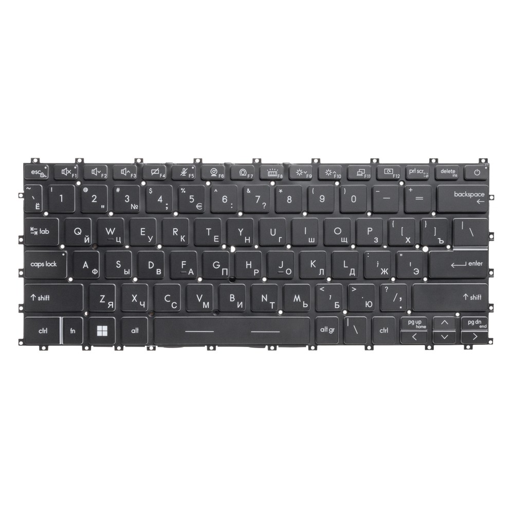 Клавиатура для ноутбука MSI Modern 14 C12M с подсветкой