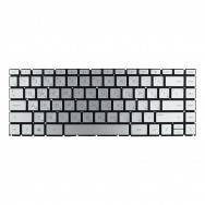 Клавиатура для HP 14-ck1000 серебристая с подсветкой