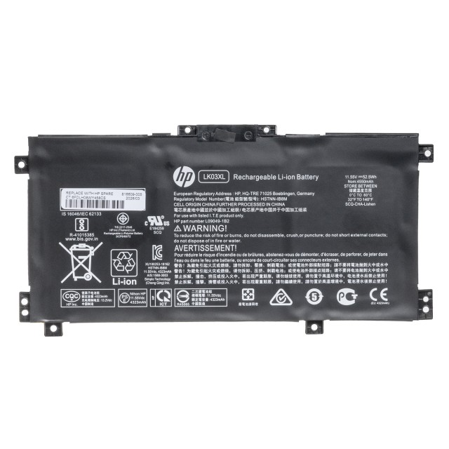 Аккумулятор LK03XL для ноутбуков HP
